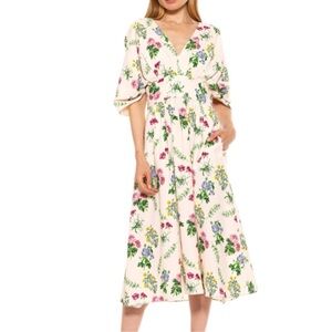 Alexia admor pink floral summer dress 10